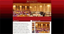 Desktop Screenshot of jkbanquets.co.uk