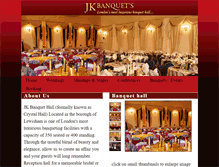 Tablet Screenshot of jkbanquets.co.uk